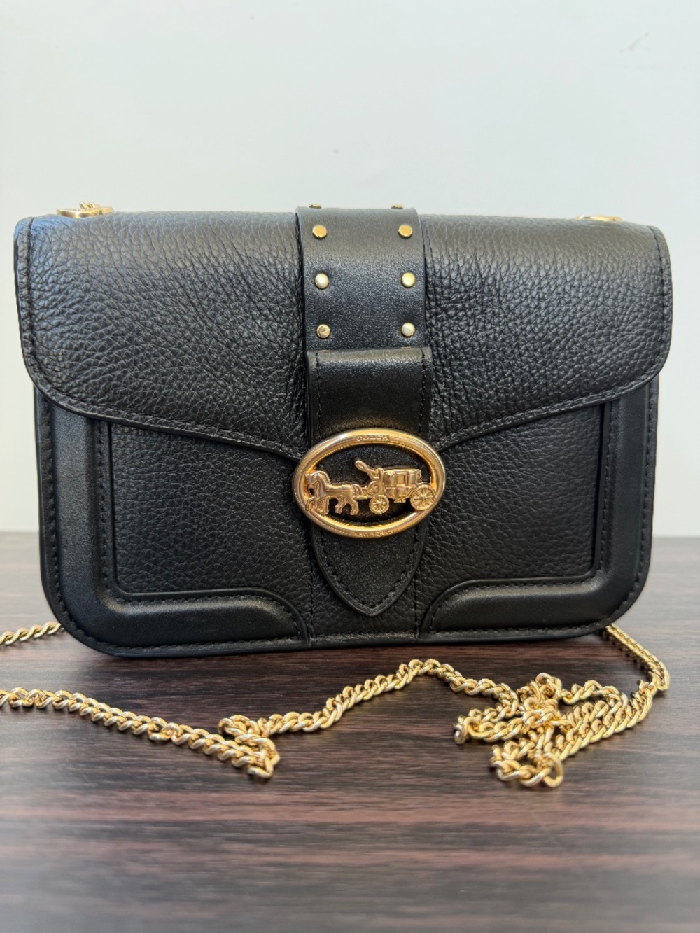 Coach Georgie Crossbody Bag with Rivets (Style 6925)